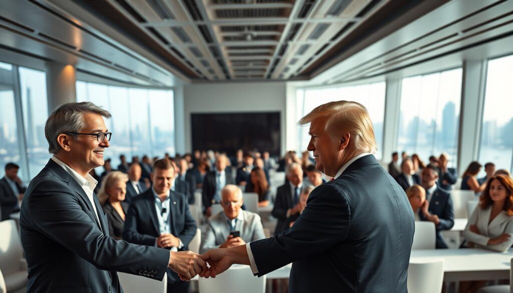 Tim Cook Commends Trump