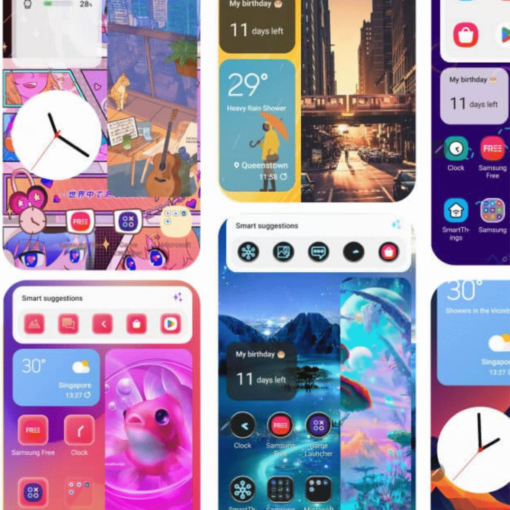 Samsung Phone Layout Ideas
