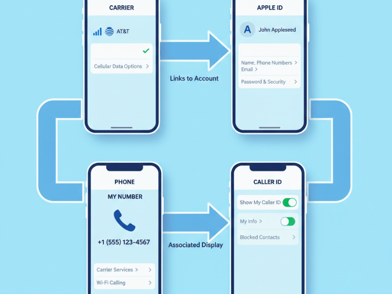 change number on iPhone