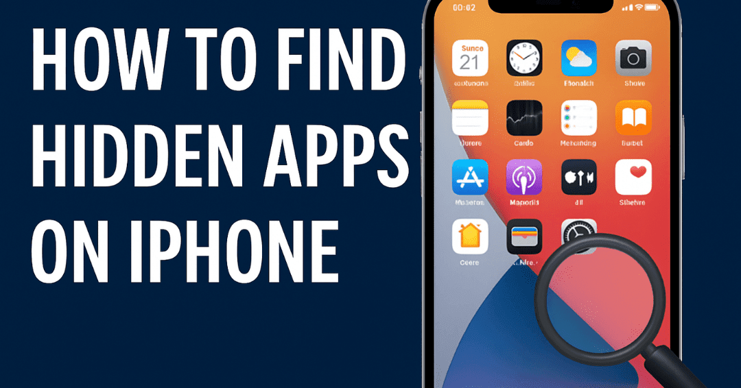how to find hidden apps on iPhone