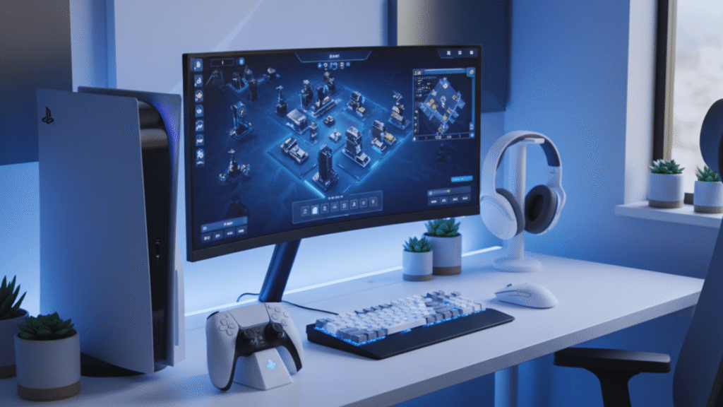 how to set up ps5 for real-time strategy games